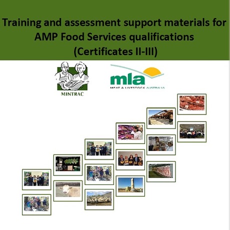 Training and assessment materials for AMP Food Services qualifications (Certificates II-III)